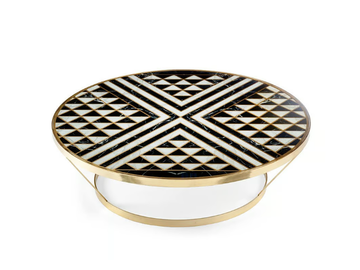 YORK - Round marble coffee table by Mambo Unlimited Ideas - view 2